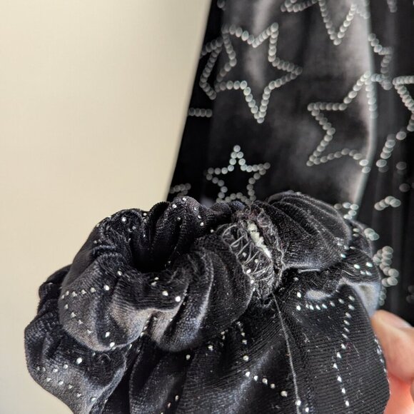 Unbranded star studded long sleeve maxi velvet dress - Picture 7 of 7